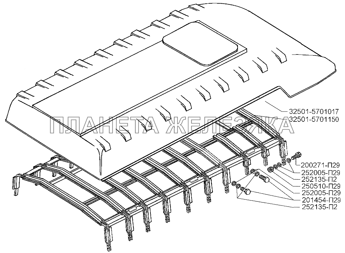 Крыша ЗИЛ-5301 (2006)